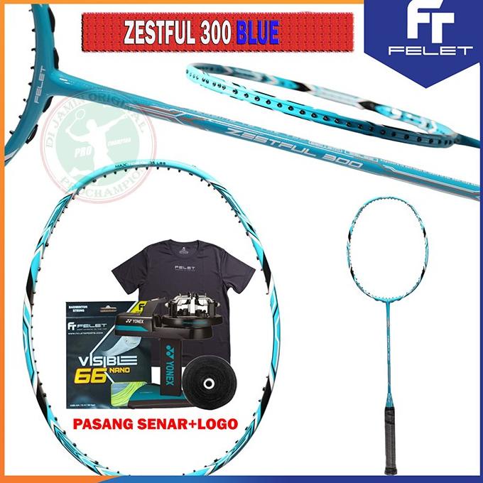 FELET ZESTFUL 300 RAKET FELET RAKET BADMINTON ORIGINAL