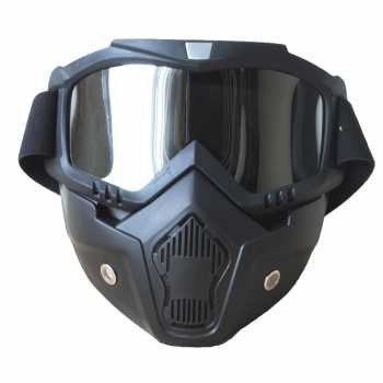 Kacamata Helm Motocross Kacamata Goggles Mask Motor Retro Windproof kacamata olahraga ski helm bogo retro