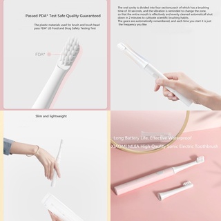 Electric Toothbrush Sikat Elektrik Waterproof Sonic T100 USB