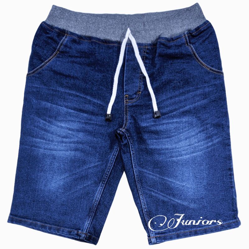 CELANA PENDEK JEANS PRIA FEIL PINGGANG KARET