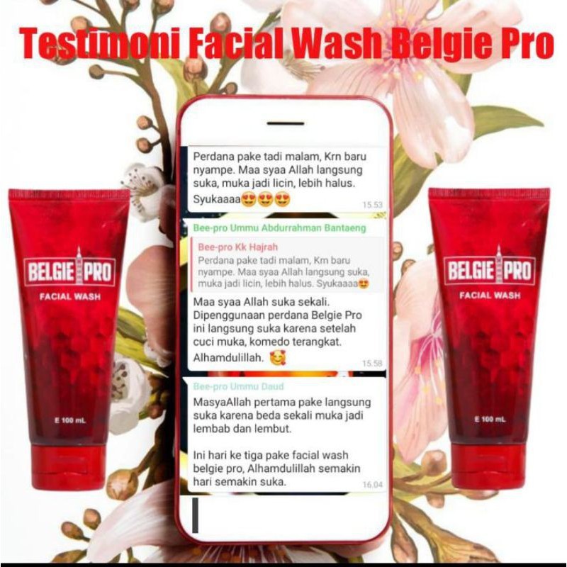 Belgie Pro Paket 5 Botol Serum &amp; Wash Belgie Original 100%