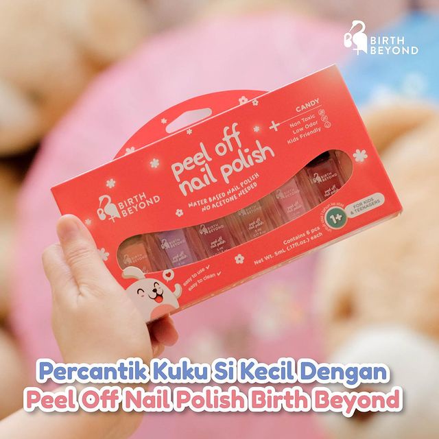 Birth Beyond Peel Off Nail Polish - Cat Kuku aman untuk Anak