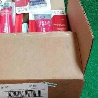 

High Temp Red Silicone Sealant / Lem Silikon Merah 81160 85 G Permatex