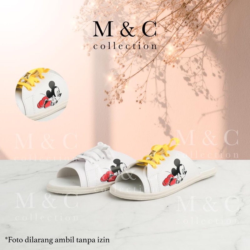 sandal selop wanita mickey la04