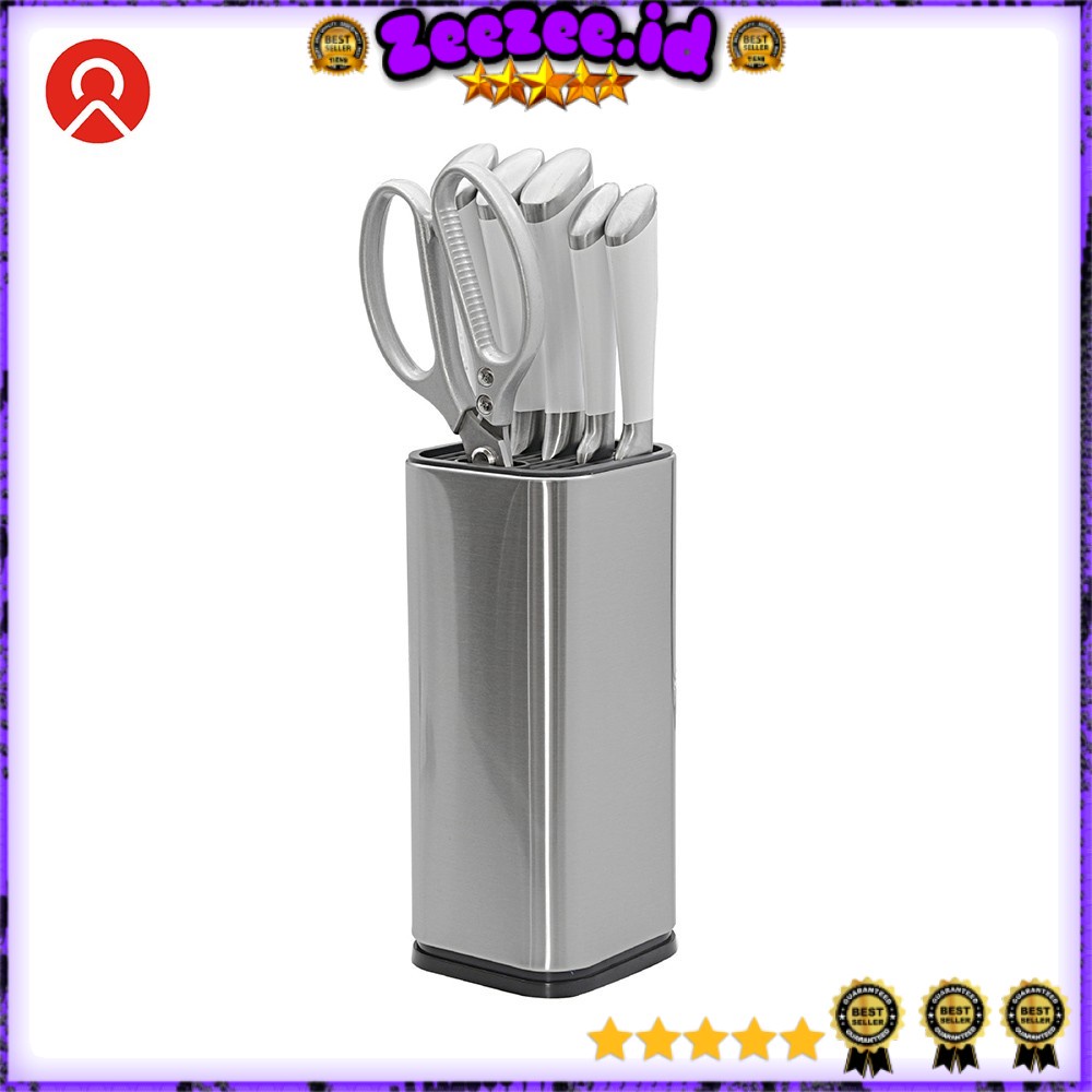 Tempat Pisau Dapur Stand Tool Knife Holder Stainless Steel - SUS430