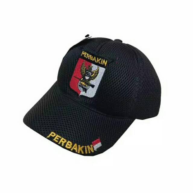 Topi jaring perbakin indonesia - topi perbakin indonesia