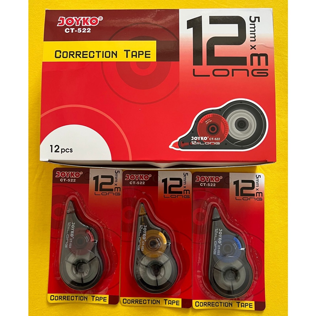 

Correction roll joyko CT-522 / tip x kertas joyko CT-522 / joyko