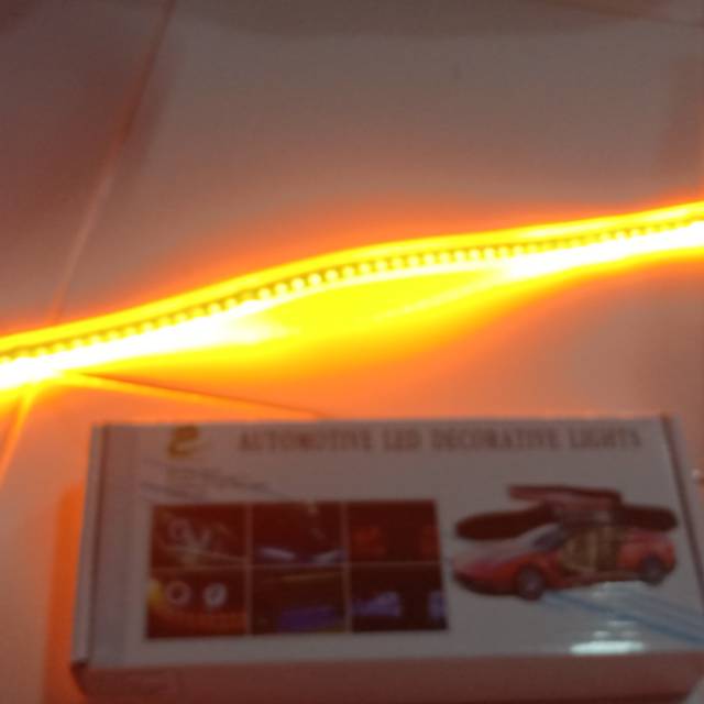 lampu alis headlamp lampu kolong led cumi 60cm RITING JALAN fleksibel