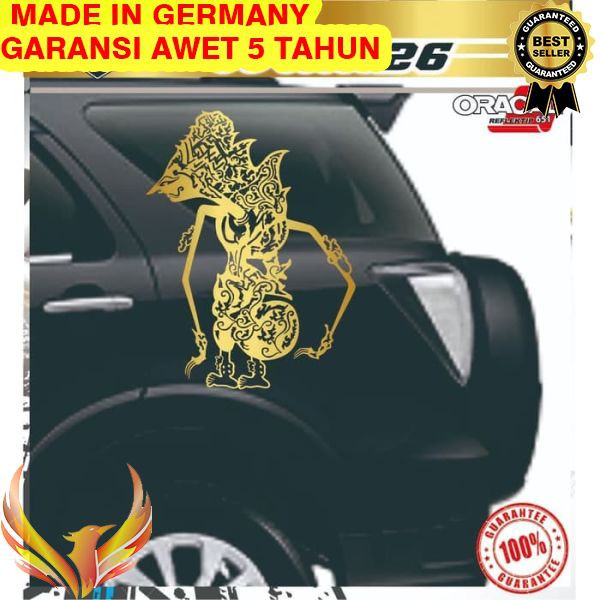 TERMURAH Stiker Sticker Bodi Mobil Wayang Kresna Cutting Stiker 80 CM Cm Warna Phoenix Star