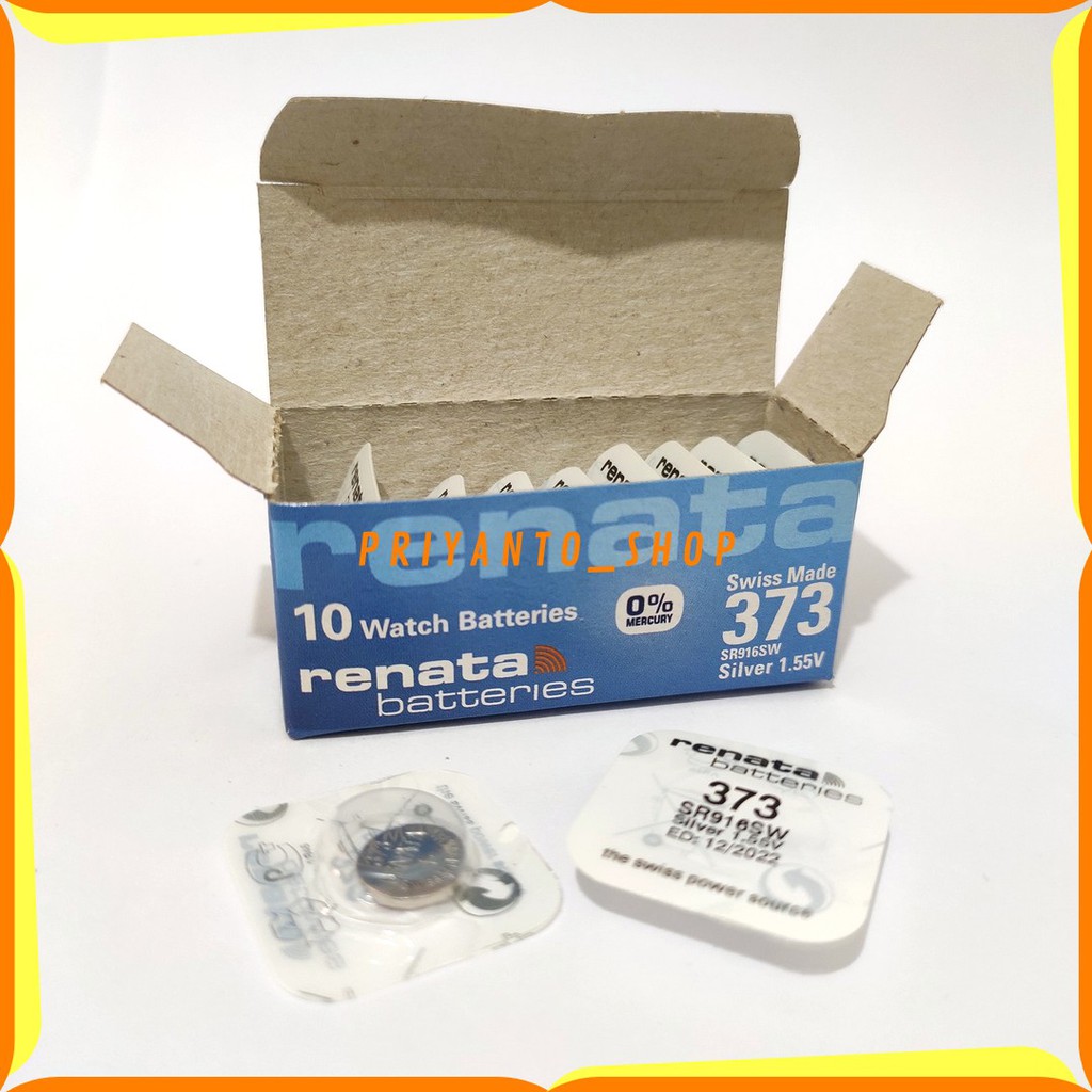 BATRE RENATA SR916SW SR916 SR 916 SW 373 BATTERY BATERAI ORIGINAL