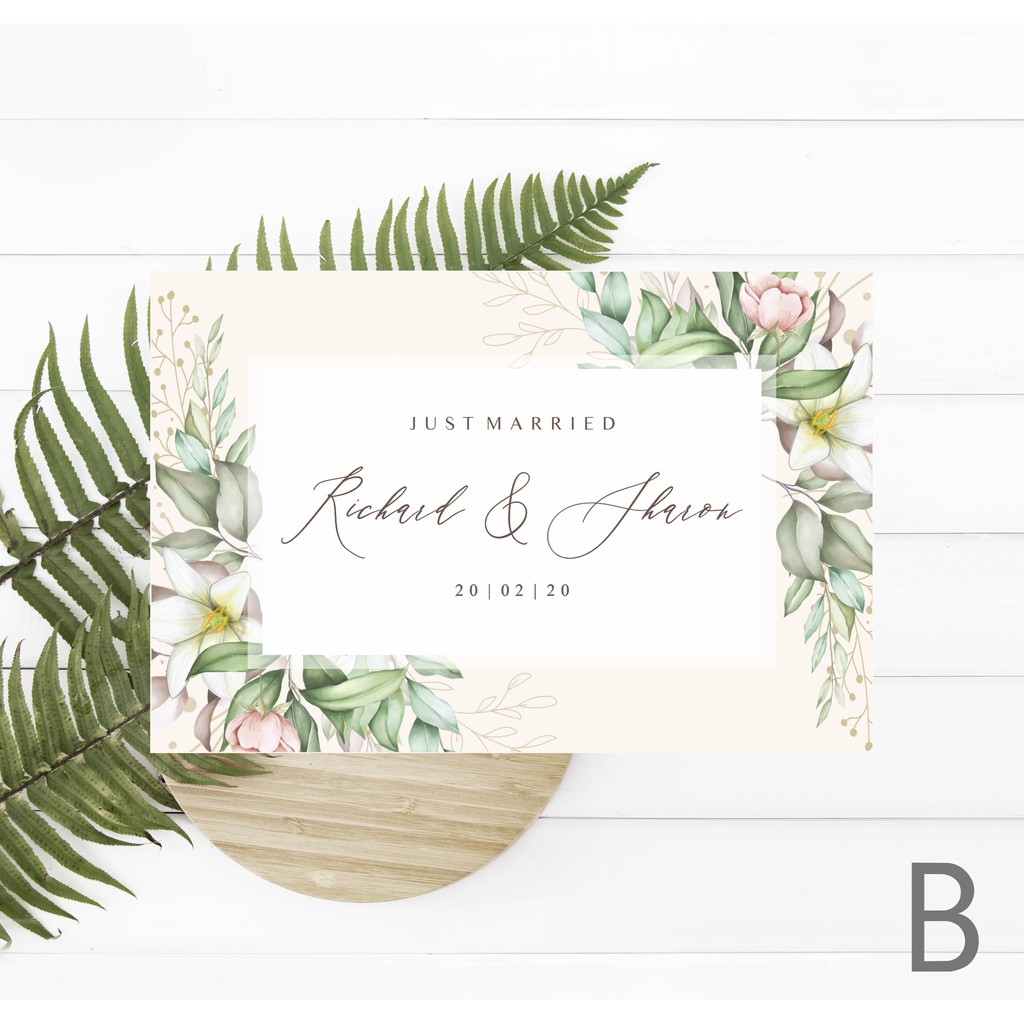 

Kartu "Thank You" - Wedding (isi 50pcs)