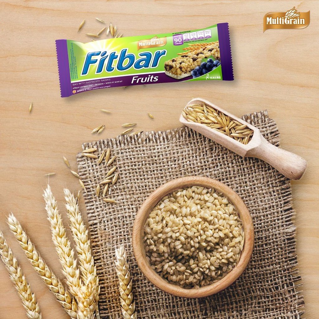 FITBAR FRUITS MULTIGRAIN 20gr 1 BOX ISI 12 PCS