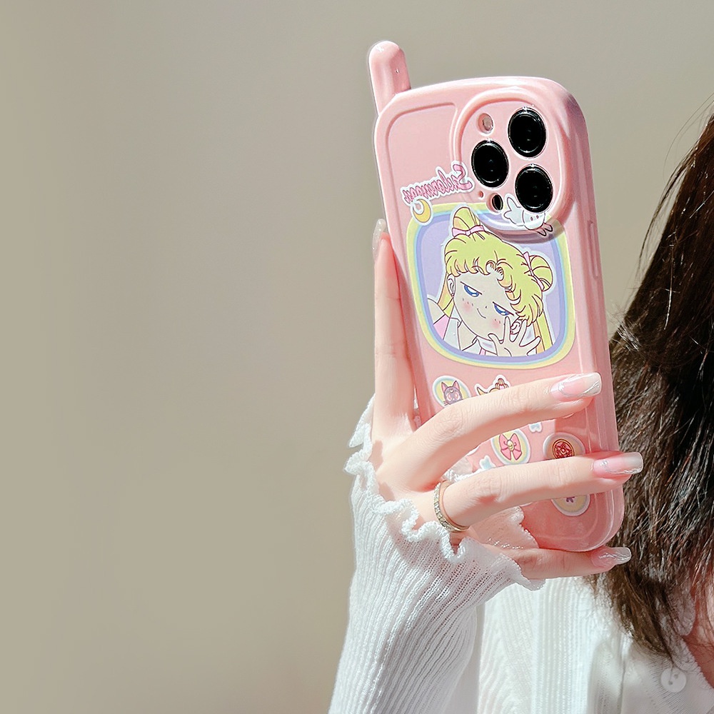 Soft Case Tpu Motif Sailor Moon Untuk iPhone 13pro 13prm 11 7Plus 8Plus Xr XS 13 12pro Max