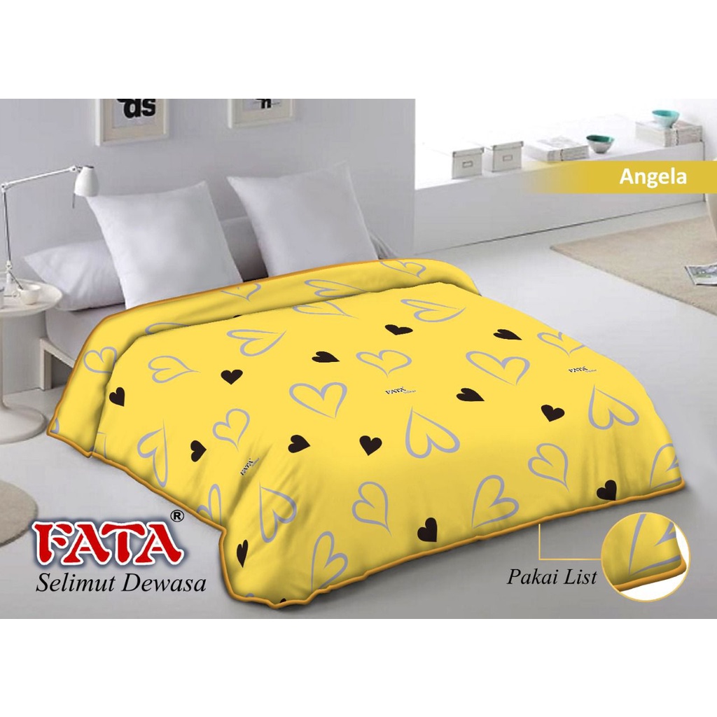 SELIMUT BAHAN BULU MERK FATA UKURAN 200X200-4