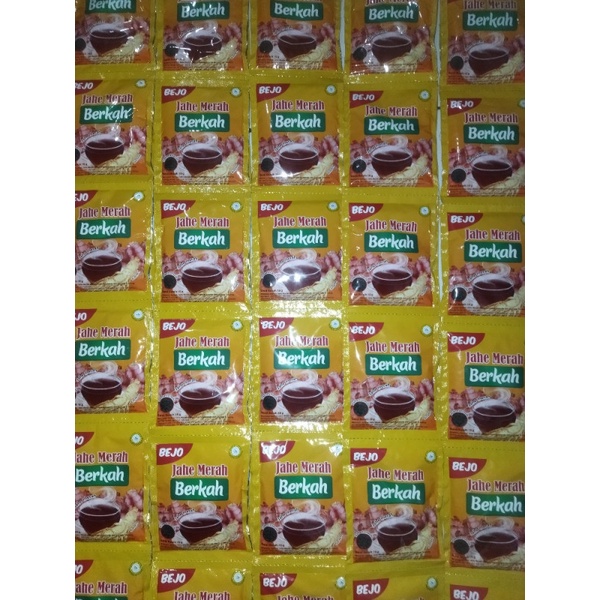 Bejo jahe merah berkah minuman jahe sachet