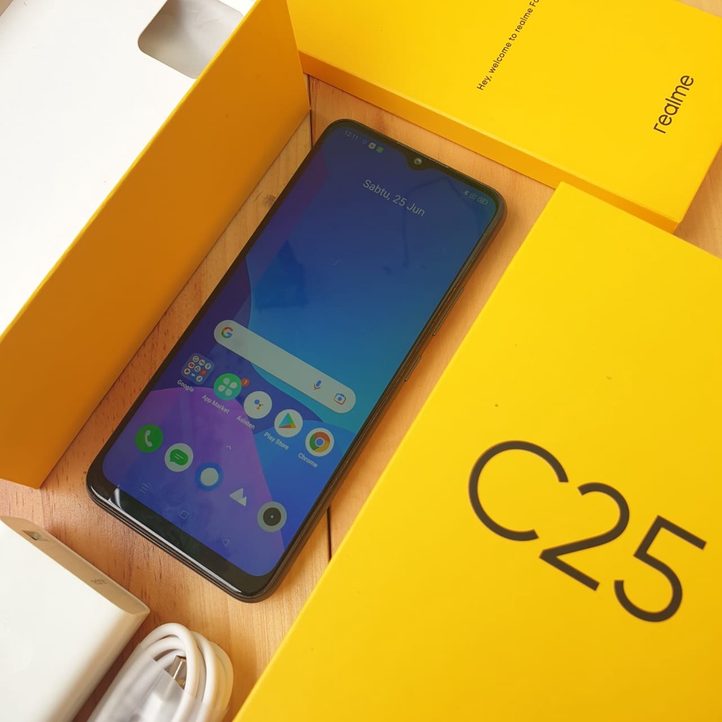 REALME C25 SECOND 4/64GB HANDPHONE SECOND HP SEKEN HP BEKAS HP MURAH