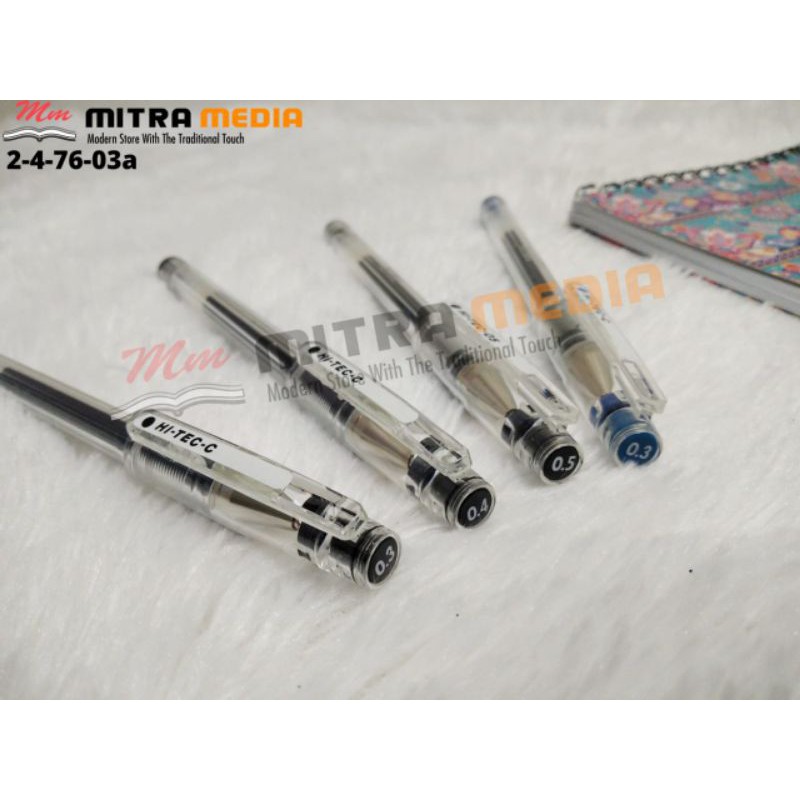 

BOLPEN /BOLPEIN/PENA GEL 0.3-0.5 HITAM MURAH