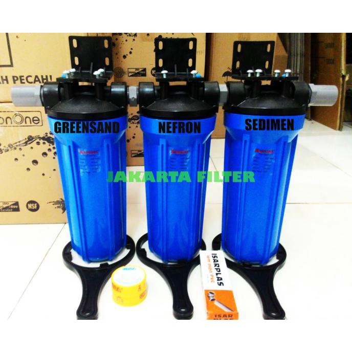 PAKET FILTER AIR SIAP PAKAI (AIR ZAT BESI TINGGI)
