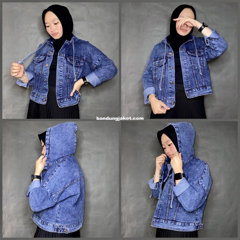 ROSE CROOP JAKET JEANS// JAKET DENIM WANITA MODEL ZARA// JAKET JEANS WANITA