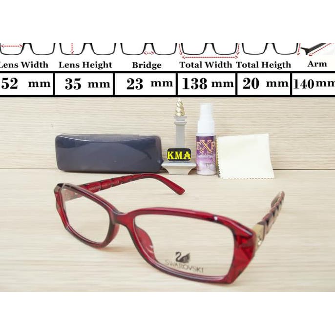 FRAME MINUS - FRAME SWAROVSKI - KACAMATA MINUS - FRAME CEWEK MINUS PALING MURAH