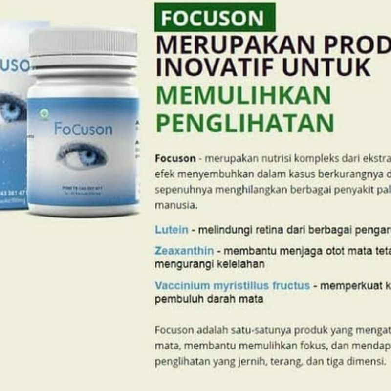 focuson obat mata herbal ORIGINAL