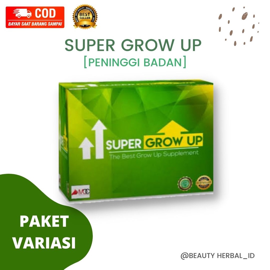 

SUPER GROW UP ORIGINAL | Peninggi Badan Kalsium Zinc Susu