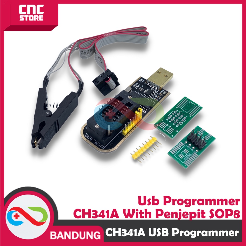 USB PROGRAMMER IC EEPROM CH341A PLUS PENJEPIT SOP8 FLASH BIOS