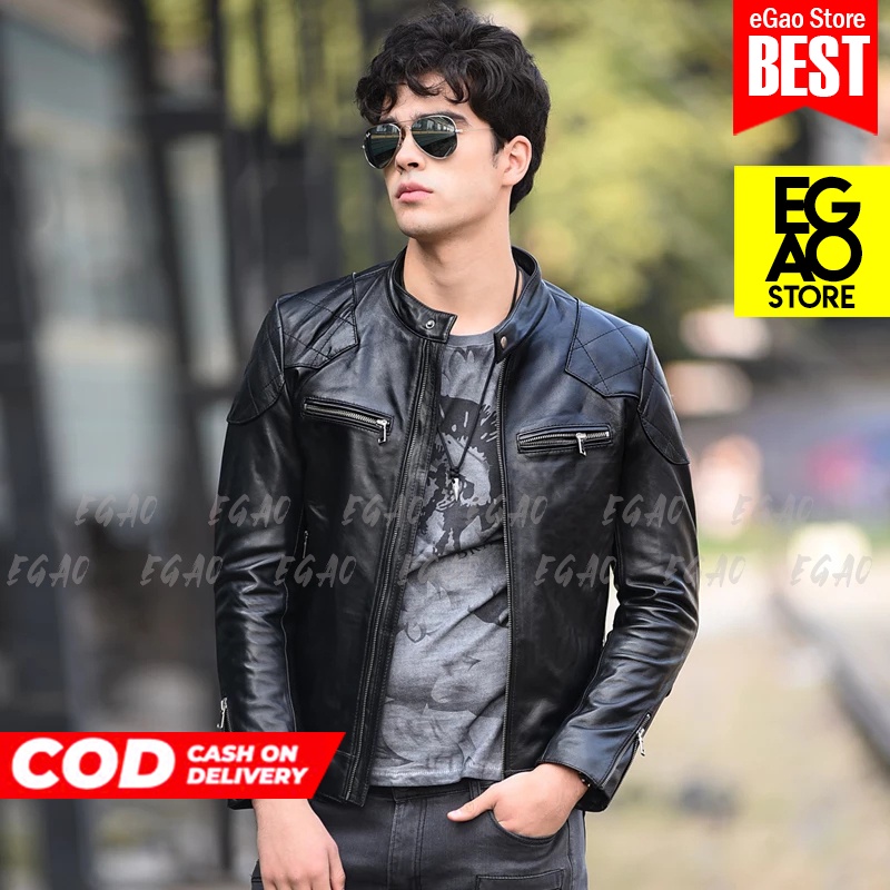 Jaket Kulit Pria Terbaru 2022 Model Victor Bekam