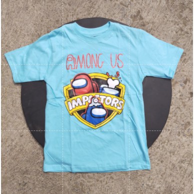 Kaos Anak Among Us | Kaos Anak Laki Laki | Kaos Kekinian