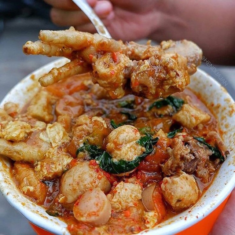 

seblak biasa mateng