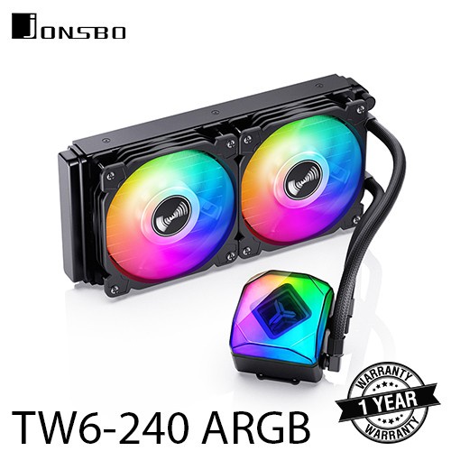 JONSBO TW6-240 ARGB BLACK Liquid Cooling CPU AIO