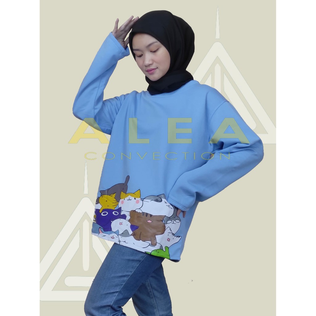 sweater crewneck wanita zongke