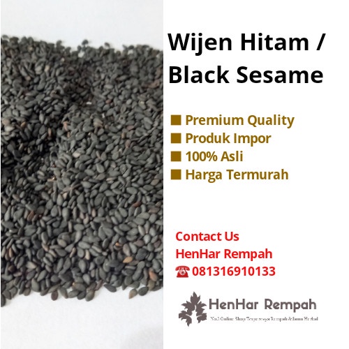 

Q12 1 Kg Biji Wijen Hitam / Black Sesame Seed Dw51qs