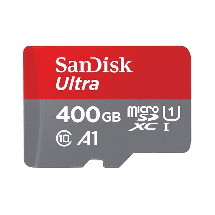microSD SanDisk Ultra 400GB UHS-I Class 10 A1 400 GB + SD Card Adapter