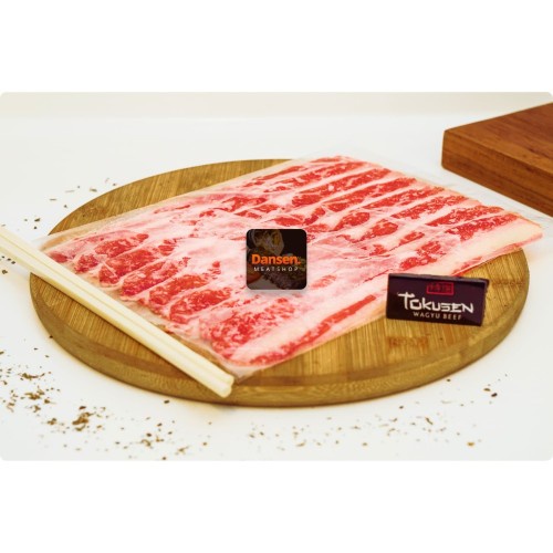 

PREMIUM CHUCKROLL SHABU SLICE BEEF TOKUSEN WAGYU MB 5 4