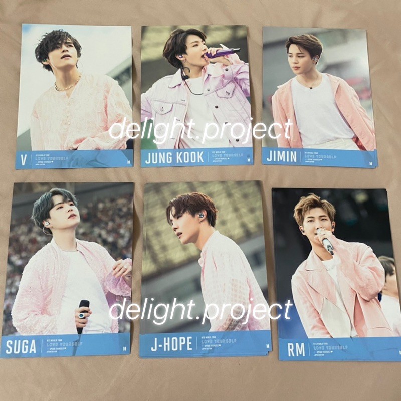[READY] postcard sys in japan bluray dvd taehyung V jungkook jimin jk bts suga rm jhope namjoon