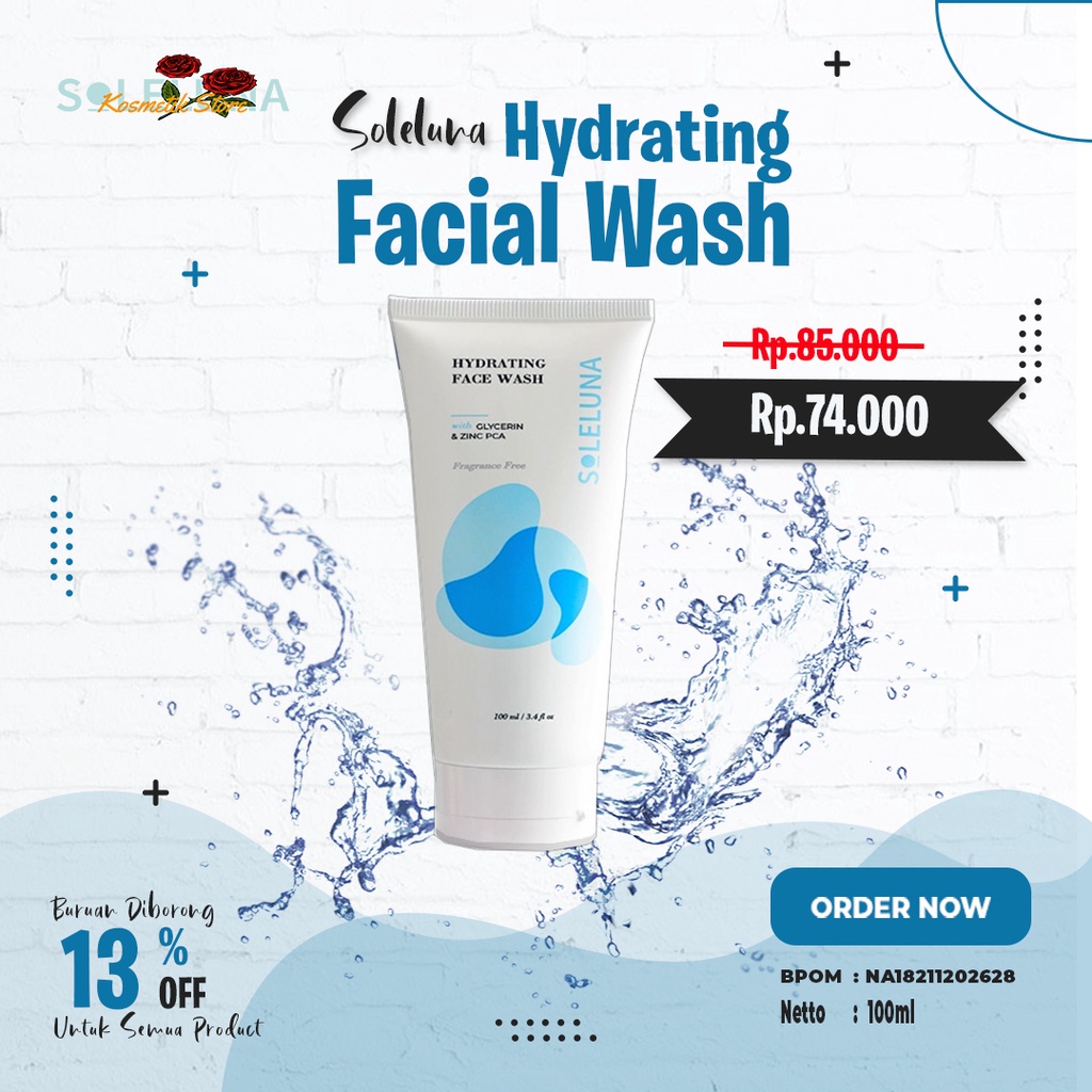Face Wash Pembersih Wajah Pencerah dan Perata Warna Kulit Penghilang Jerawat Aman Anti Iritasi BPOM 