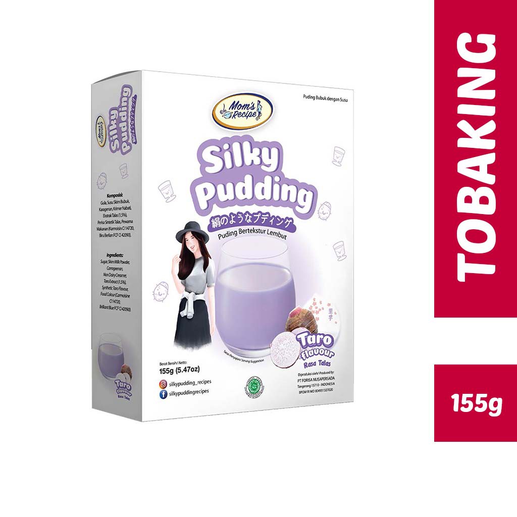 

SILKY PUDDING Forisa Mom's Recipe 155 gr PUYO Puding Susu Taro