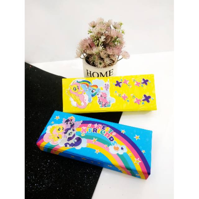 

Pencil Case Little Pony / Tempat Pensil Magnet / Kotak Pensil Magnet