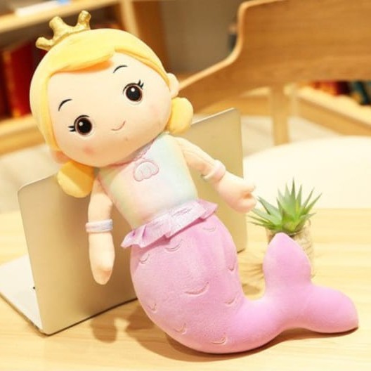 Boneka Mermaid 60cm/24&quot;/boneka karakter/boneka putri duyung/kado ultah/Boneka Girl