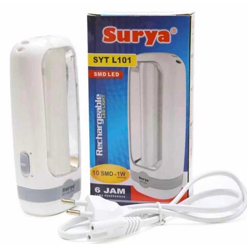 lampu emergency dan senter syt l101 senter emergency led