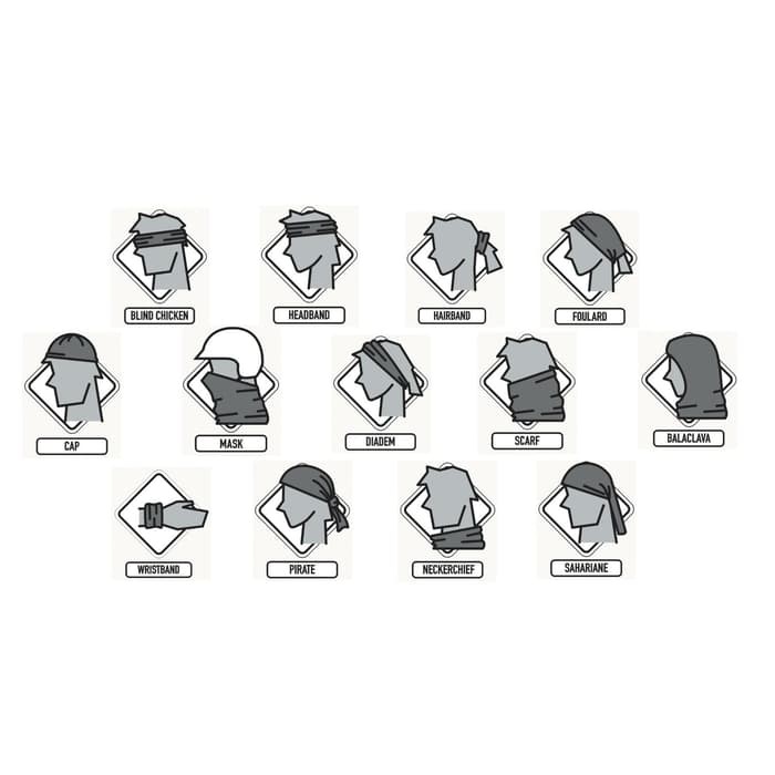 Masker bandana multifungsi eceran grosir motif random balaclava syal - hot item