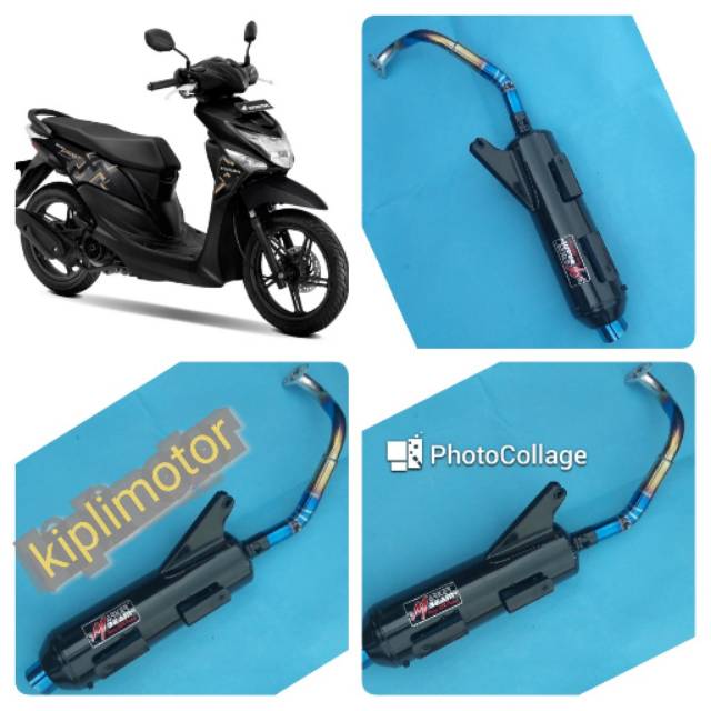 Knalpot Racing bobokan model Tsukgigi Beat pop