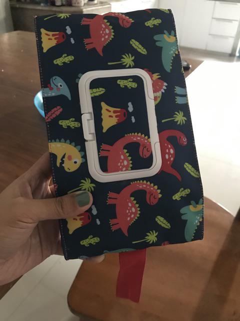 2 In 1 & 3 In 1 Tissue Cover / Tempat Tisu Kering, Basah, & Hand Sanitizer (motif Dino)