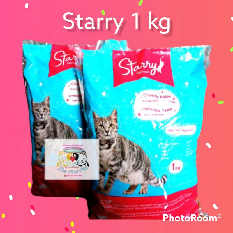 STARRY DRY CAT FOOD TUNA KEMASAN 1KG
