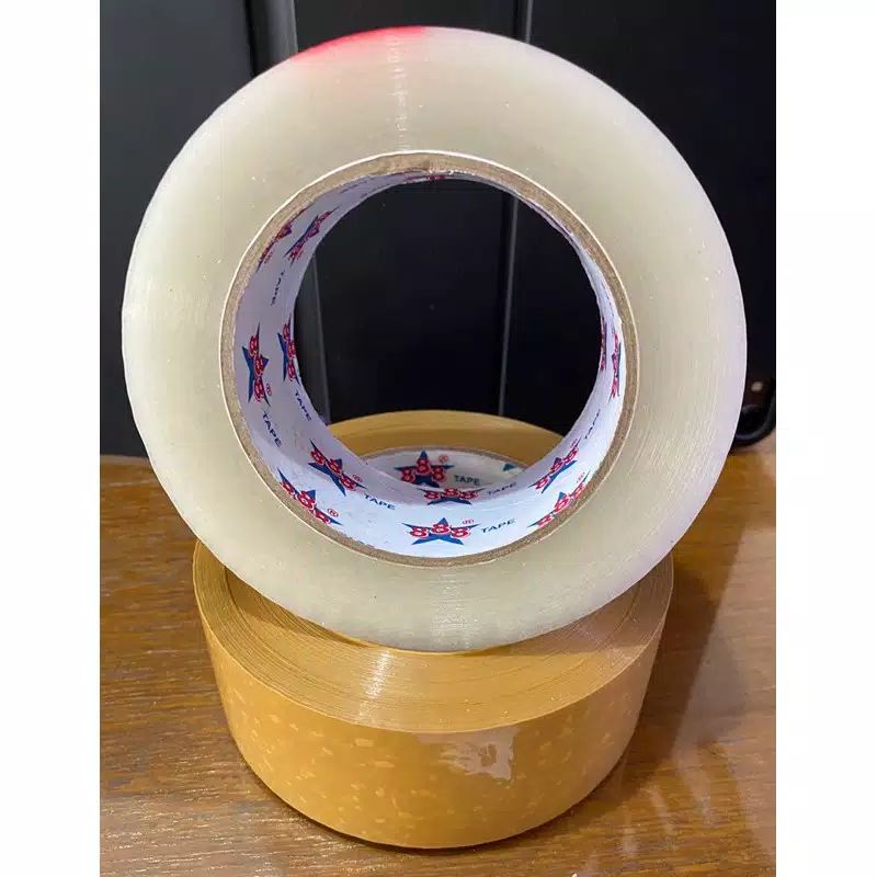 

LAKBAN BENING 100 YARD x 45 MM 888 TAPE JUMBO KUALITAS DAIMARU