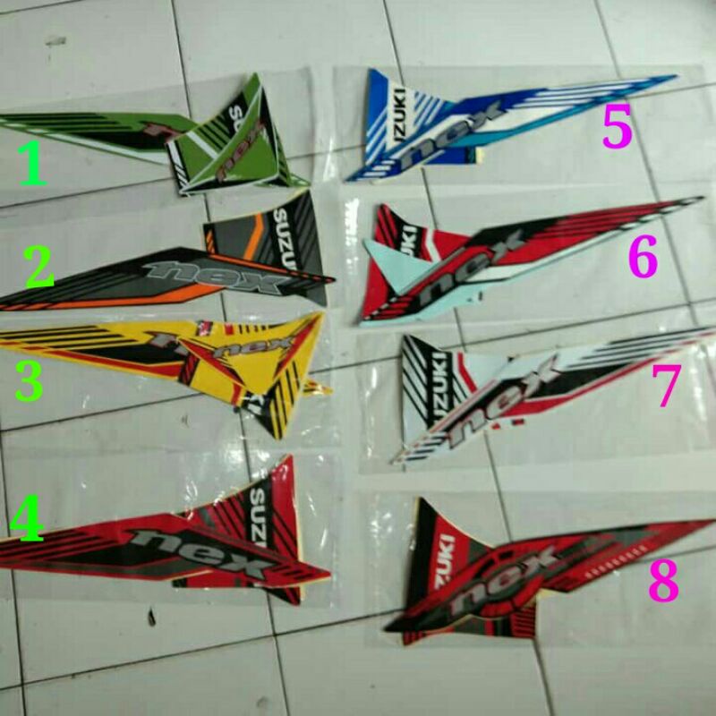 striping suzuki nex 2014 sticker motor nex 2014 list bodi motor terlaris termurah