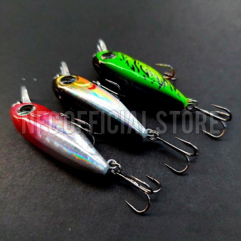 Mini lure minnow Slow Sinking 4,5 cm 3,5 gram MICRO Best killer action