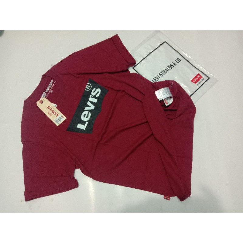 LEVIS MODE BETWEEN WARN_MAROON CASUAL/MADE IN USA