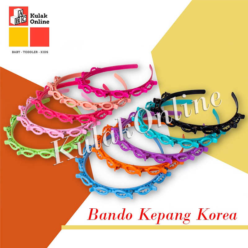 Bando Kepang Korea Bando Jepit Klip Rambut Kepang FS1222